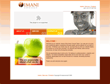 Tablet Screenshot of imaniconsult.com